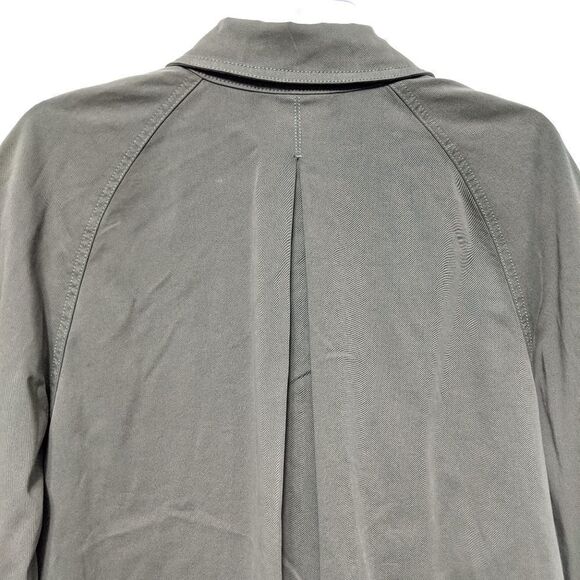 CHICO'S Green Chambray Swing Coat M/8 - Picture 5 of 8